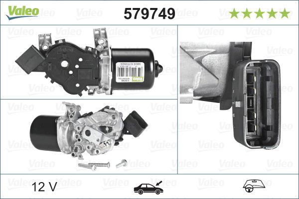 Wischermotor vorne Valeo 579749 Wischermotor vorne Valeo 579749 von Valeo