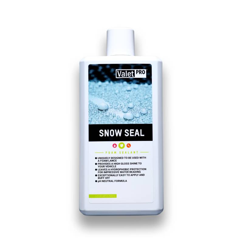 ValetPRO Snow Seal Hydrophober Schutz, Hochglanz- und Wasserabweisendes Finish, Schneeschaumlanze Anwendung – 500 ml von ValetPRO