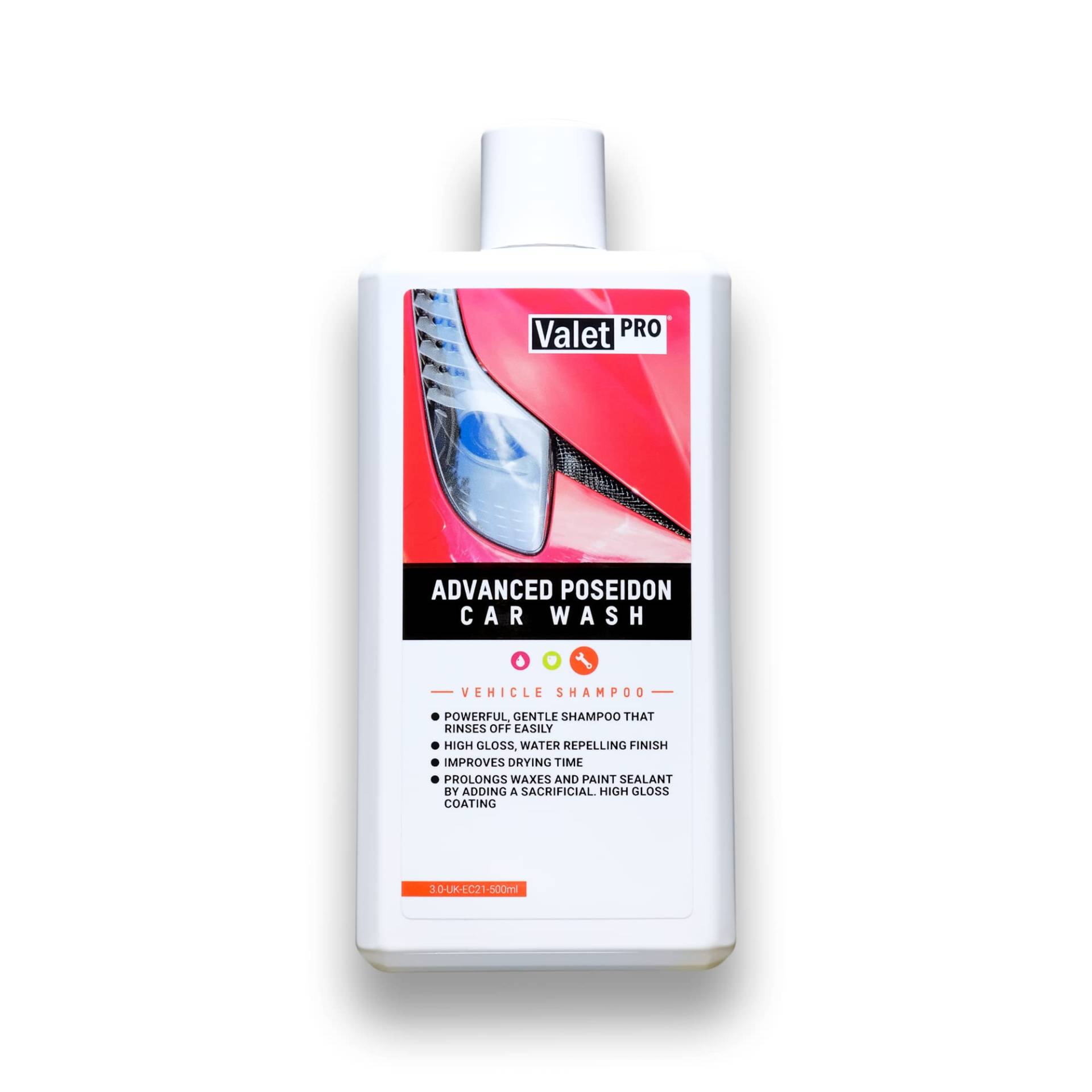 ValetPRO Advanced Poseidon Car Wash Auto-Shampoo Konzentrat 0,5 Liter - Glanz Abperleffekt ValetPRO Advanced Poseidon Car Wash Auto-Shampoo Konzentrat 0,5 Liter - Glanz Abperleffekt von ValetPRO
