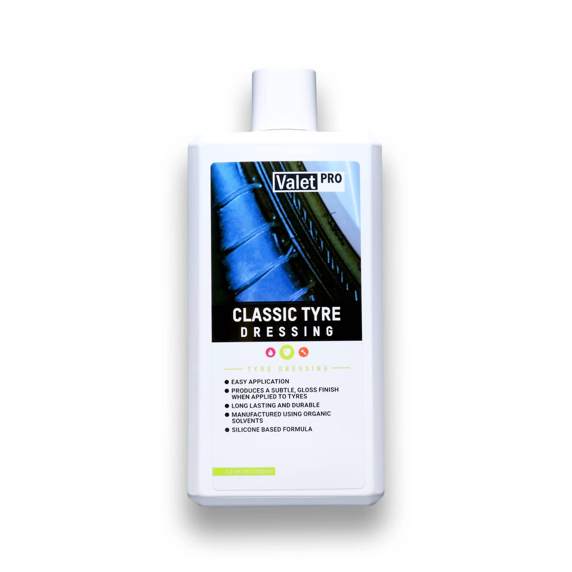 ValetPRO Classic Tyre Dressing Reifenschwarz 500 ml von ValetPRO