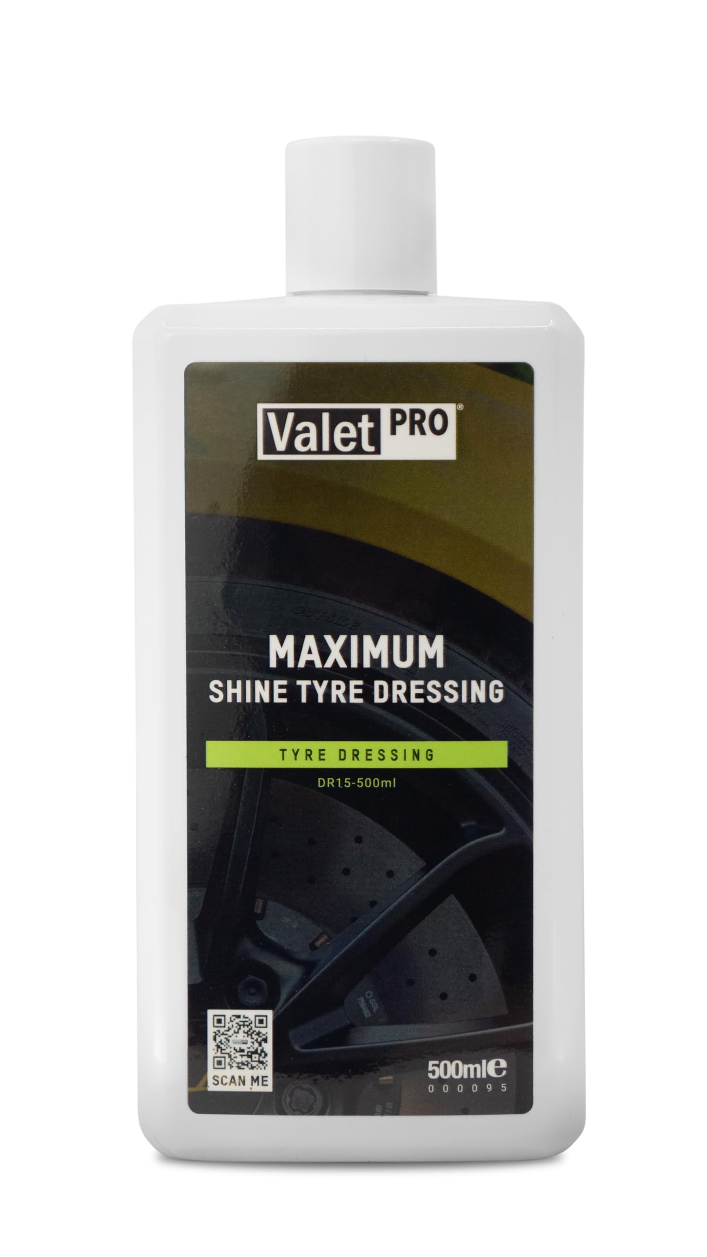 ValetPRO Maximum Shine Tyre Gel 500ml, Reifengel für Auto und Motorrad, hochglänzend und langlebig von ValetPRO
