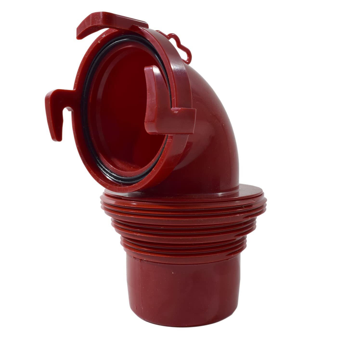 Valterra F02-3112 EZ-Kupplung, 90° Bajonett-Abwassergarnitur, rot Valterra F02-3112 EZ-Kupplung, 90° Bajonett-Abwassergarnitur, rot von Valterra
