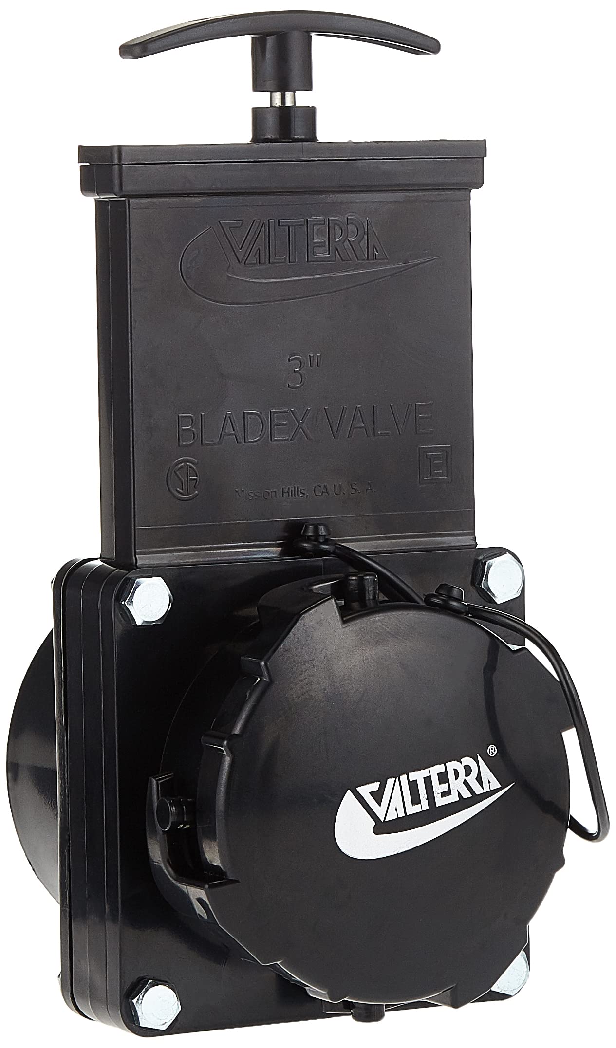 Valterra T50 7,6 cm Hub x 7,6 cm Bay mit Ventilkappe, Schwarz Valterra T50 7,6 cm Hub x 7,6 cm Bay mit Ventilkappe, Schwarz von Valterra