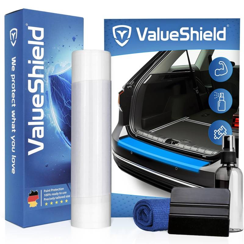 ValueShield Ladekantenschutz passend für Toyota Proace Verso Facelift 2024-2030 (Kleinbus 3/5-Türer): Hochleistungsfolie, Lackschutzfolie & Kratzschutz für Kofferraum, Stoßstange | Transparent von ValueShield