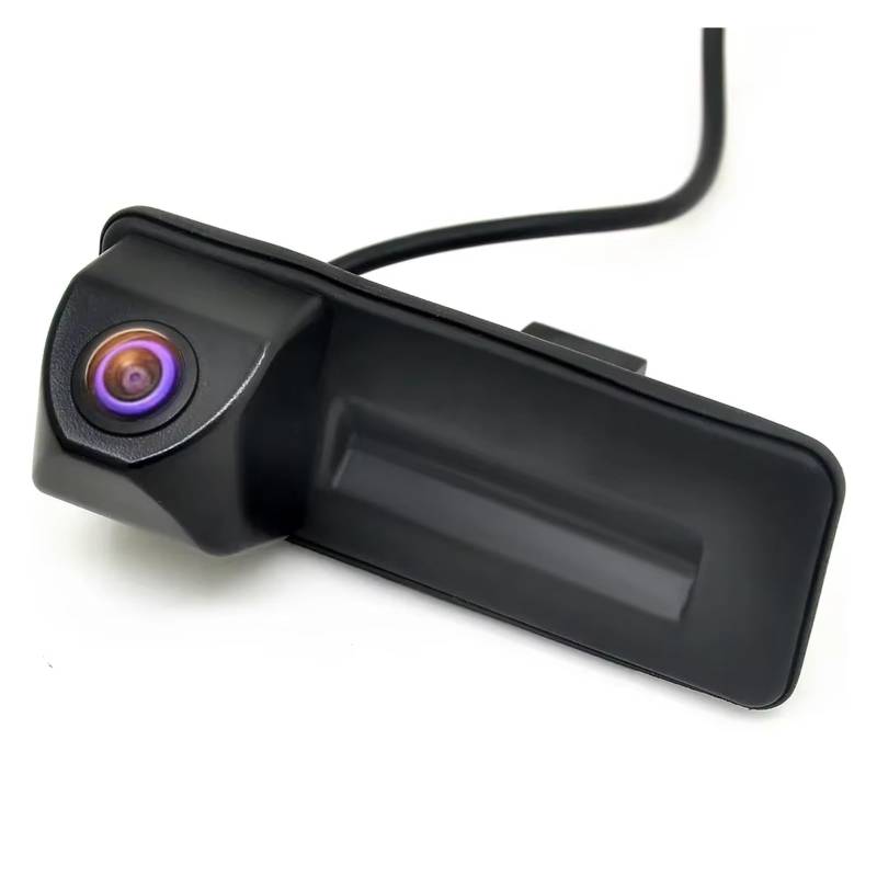 Rückansicht Kamera Für Skoda Für Octavia A5 A7 3 Für Superb Für Rapid Für Yeti Für Fabia 2 Roomster Für A1 A3 A4 1080P AHD Fisheye Reverse Backup Trunk Handle Cam Rückfahrkamera(AHD-Dynamic) von Vamhhx