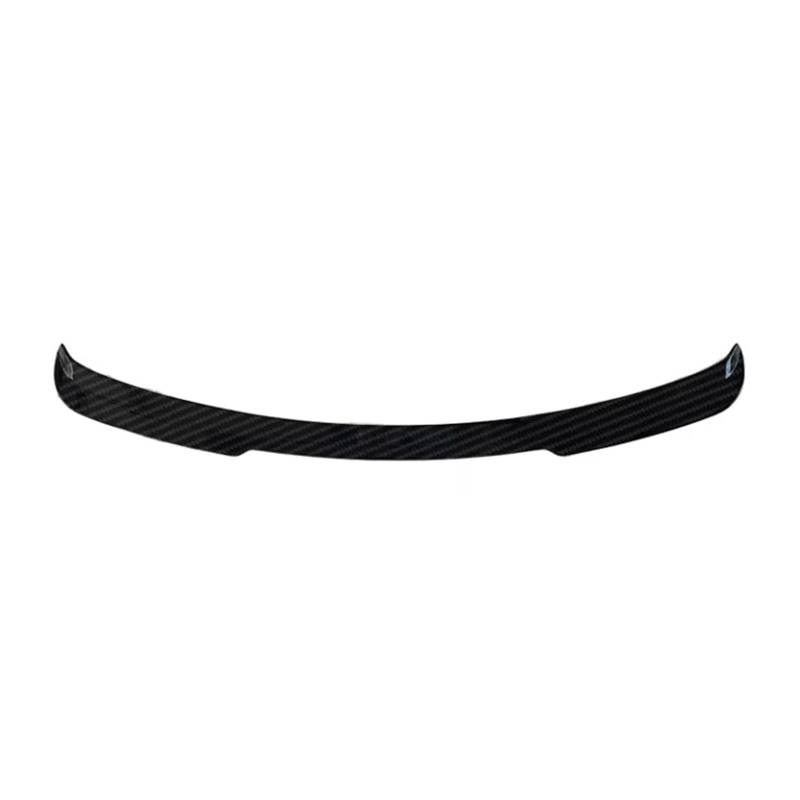 Spoiler Auto-Heckdach-Mittelspoiler-Flügellippe Aus ABS Schwarz Glänzend Abdeckung Karosserie-Kit Auto-Dekorationszubehör Für Q8 Für S-Line Sline 2018 Bis Up Heckspoiler(Roof Carbon Look) von Vamhhx