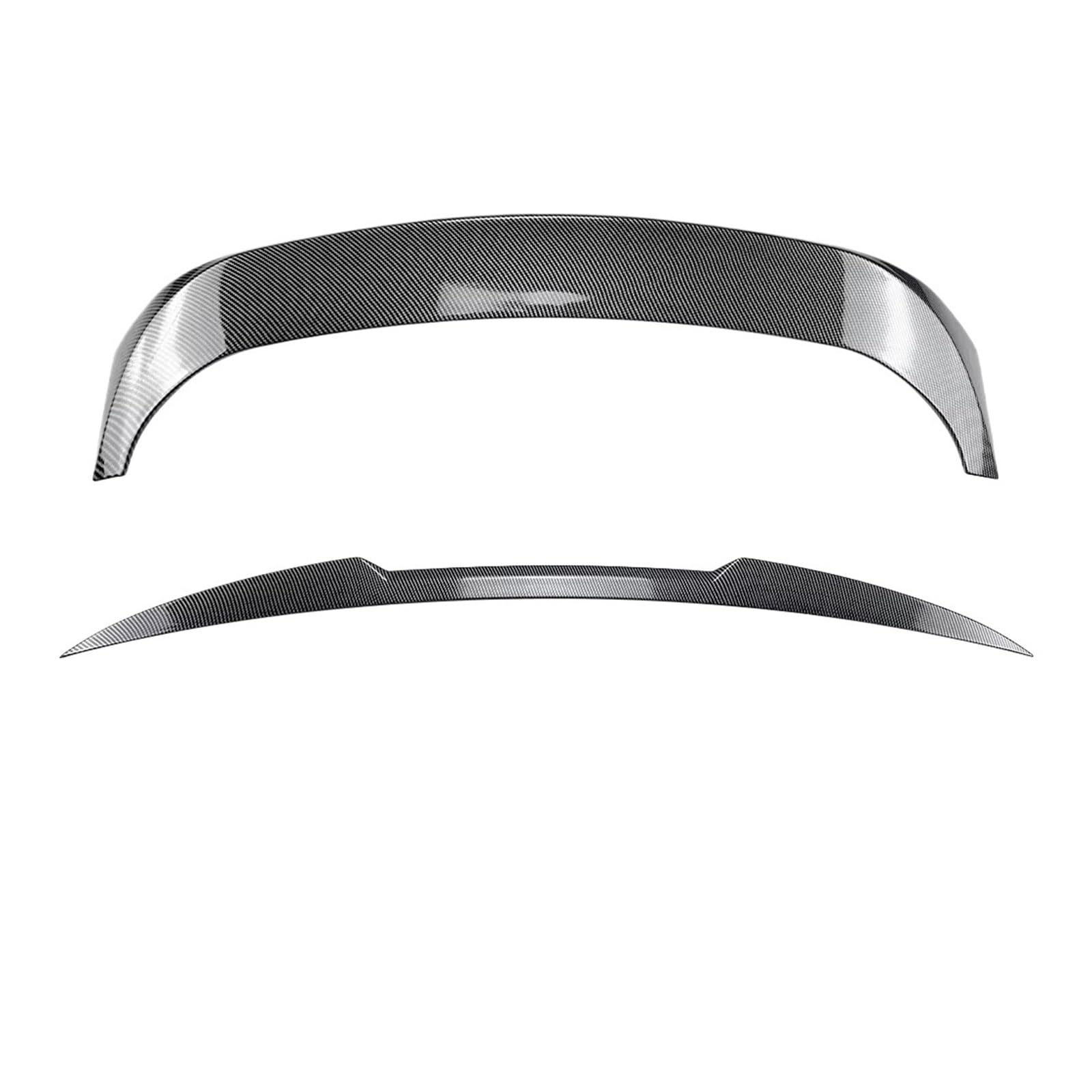 Spoiler Autodachflügel Mittelflügelsatz Spoiler Auto Hecksplitter Außenschutz Dekoration Modifiziert Für 5 Series Touring G31 2018 2019 2020 2021 2022 2023 Heckspoiler(Carbon Look Set) von Vamhhx