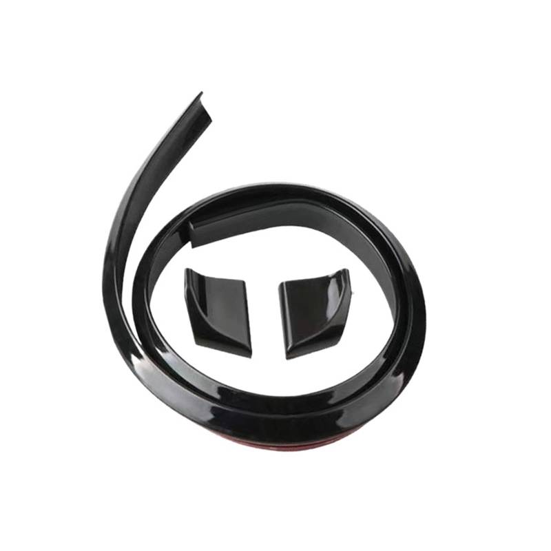 Spoiler Autozubehör Universal 1,5 M Auto-Styling 5D Kohlefaser Auto-Styling 5D Faser Glänzend Schwarz Spoiler DIY Refit Spoiler Heckspoiler(Bright Black 3.5cm) von Vamhhx