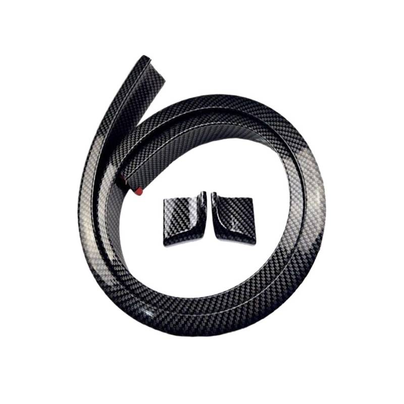 Spoiler Autozubehör Universal 1,5 M Auto-Styling 5D Kohlefaser Auto-Styling 5D Faser Glänzend Schwarz Spoiler DIY Refit Spoiler Heckspoiler(Carbon Fiber 3.5cm) von Vamhhx