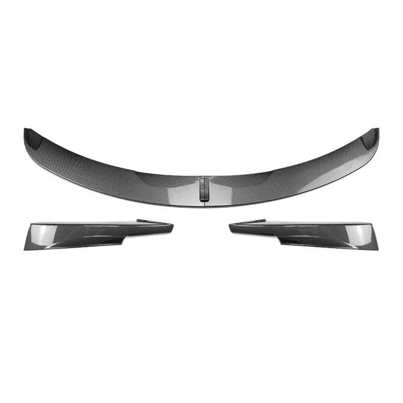 Spoiler Für 3er E90 E91 LCI Sport 2009 2010 2011 2012 Auto Frontstoßstange Lip Splitter Diffusor Body Kits Spoiler Stoßstange Schutzfolie Heckspoiler(Carbon Look Set) von Vamhhx