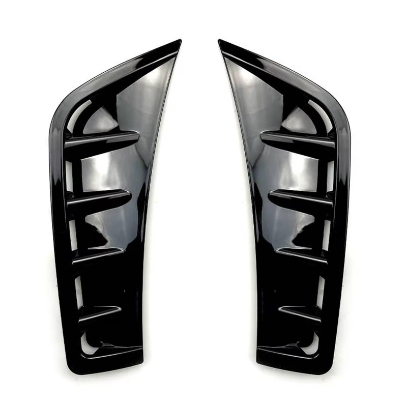 Spoiler Für Benz Für GLC C253 X253 GLC260 GLC300 2020 2021 2022 2023 Carbon Fiber Look Bumper Spoiler Front Stoßstange Wind Messer Klinge Heckspoiler(Gloss Black) von Vamhhx