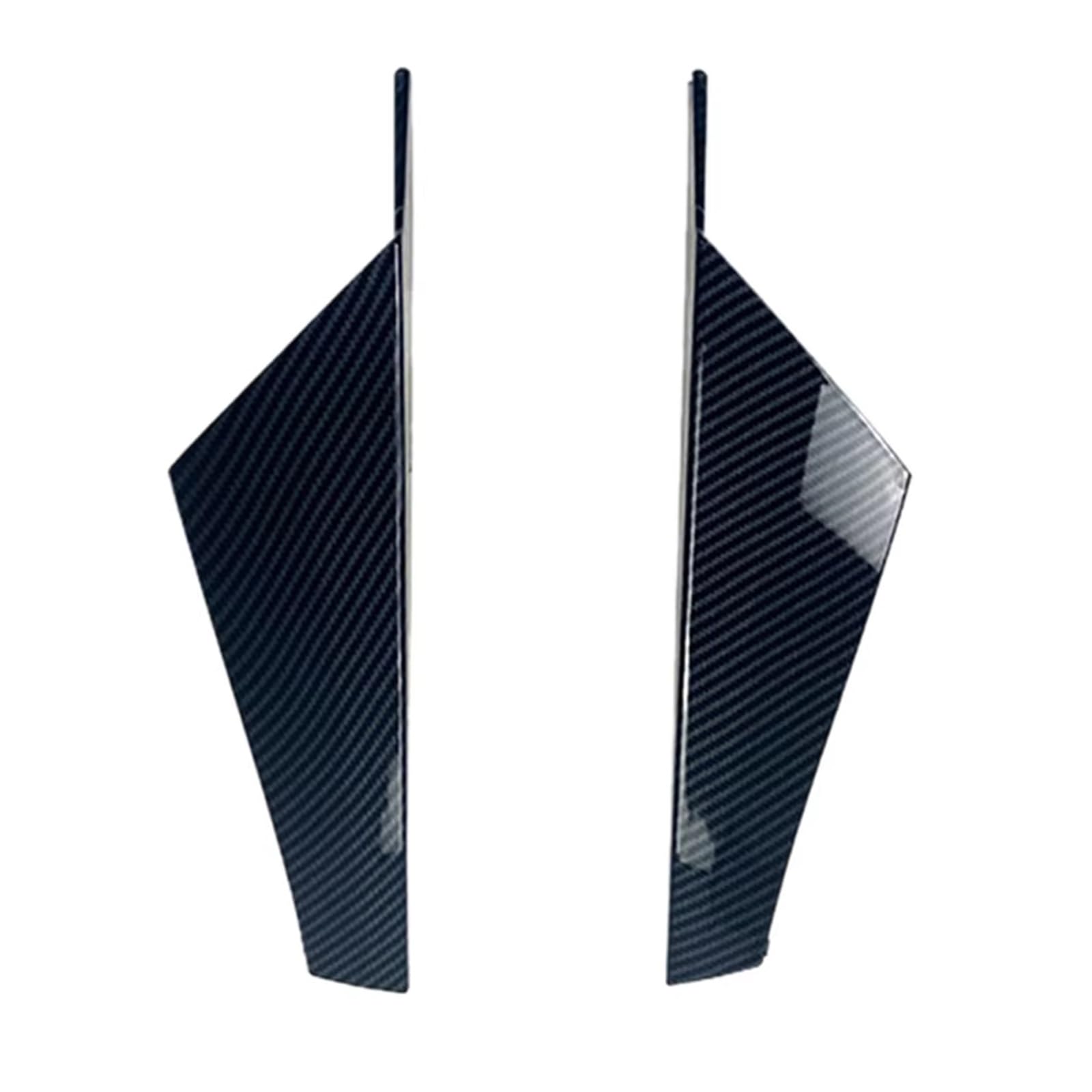 Spoiler Für Golf 8 MK8 MK VIII 2020 2021 2022 Hellschwarze Heckscheibe Splitter Seitenspoiler Flügel Canard Cover Aufkleber Trim Heckspoiler(Carbon Fiber) von Vamhhx