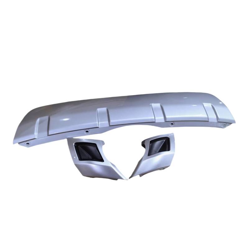 Spoiler Für Land Für Rover Für Discovery 5 2017-2023 L462 Auto Heckstoßstange Unterfahrschutz Schutzbrett Untere Spoilerlippe Haken Anhängerabdeckung Heckspoiler(Silver) von Vamhhx