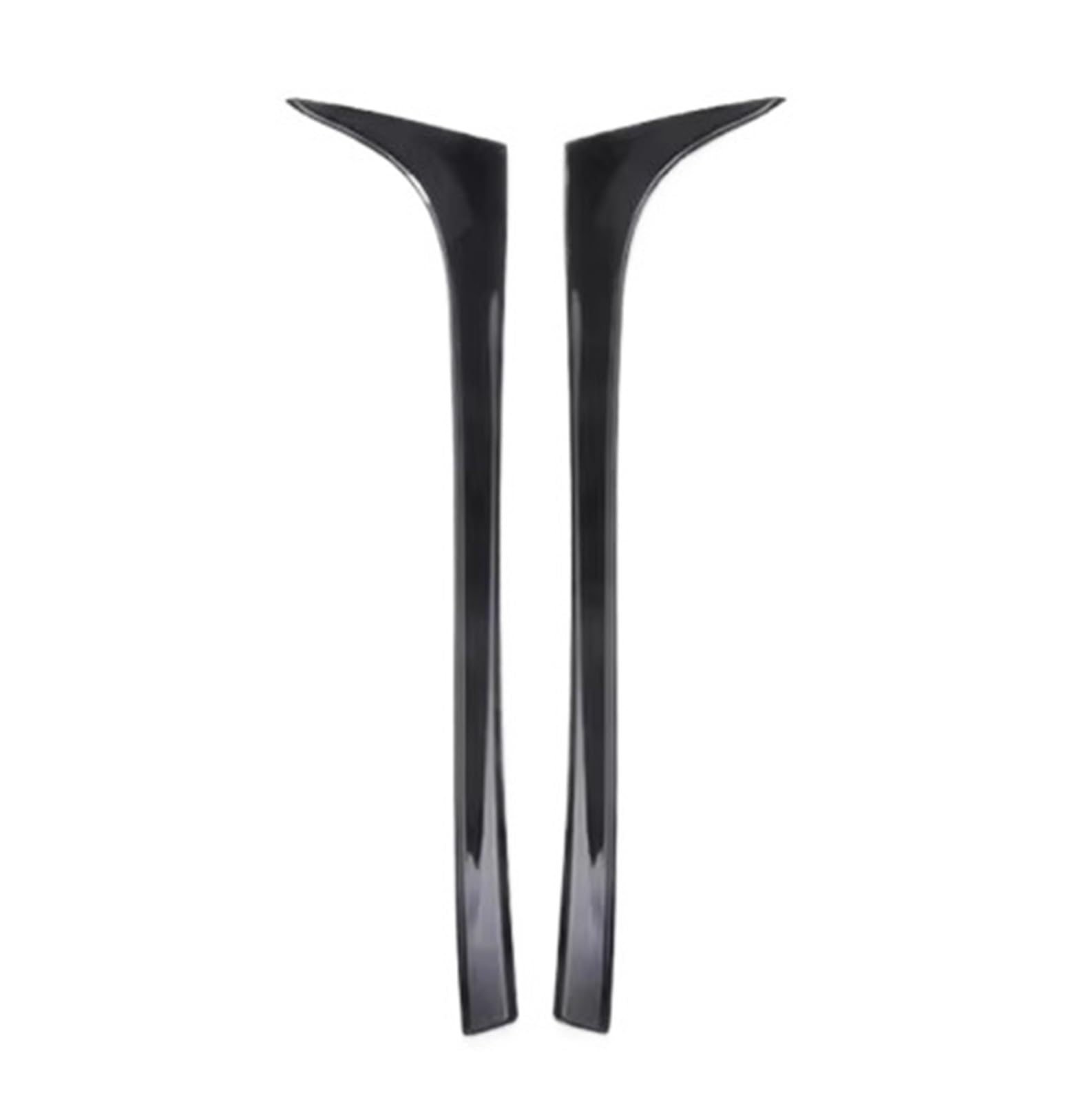 Spoiler Für VW Für Golf 7 MK7 Für GTD R 2014 2015 2016 2017 2018 Auto-Styling Auto-Zubehör Auto Modifizierter Heckscheiben-Seitenspoilerflügel Heckspoiler(Black Unpainted) von Vamhhx