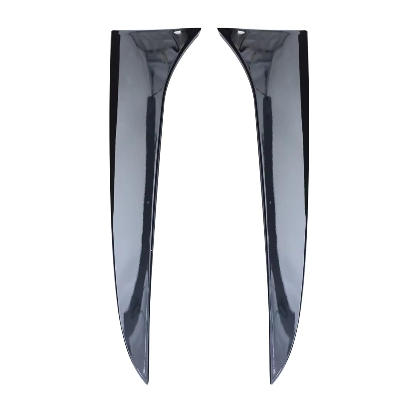 Spoiler Für X1 E84 2009 2010 2011-2013 2014 2015 1Paar Seitenflügelverkleidung Glänzend Schwarz Auto Heckscheibe Seitenspoiler Canard Splitter Kohlefaser Heckspoiler(Bright Black) von Vamhhx
