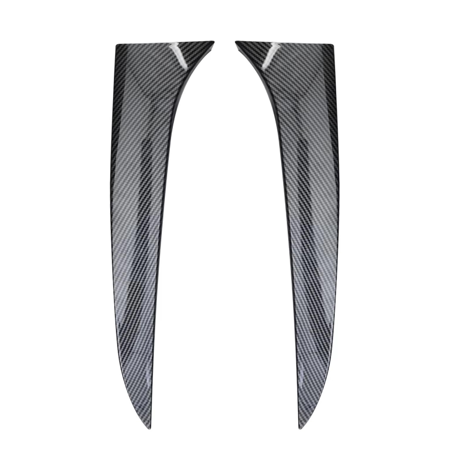Spoiler Für X1 E84 2009 2010 2011-2013 2014 2015 1Paar Seitenflügelverkleidung Glänzend Schwarz Auto Heckscheibe Seitenspoiler Canard Splitter Kohlefaser Heckspoiler(Carbon Grain) von Vamhhx