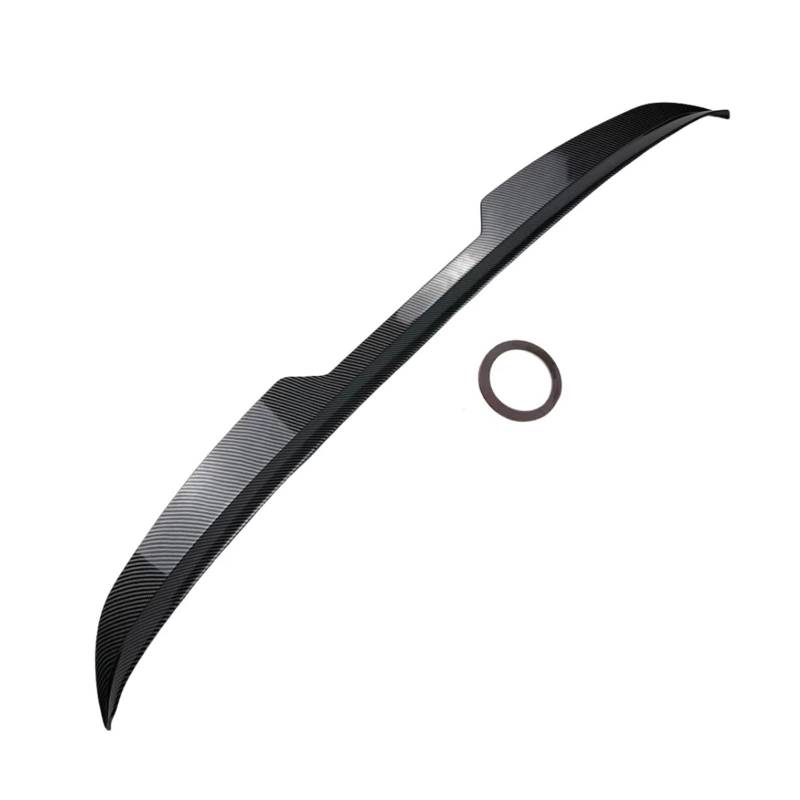 Spoiler HINTEN Dach Spoiler HECKFLÜGEL BODYKITS FÜR VW FÜR TIGUAN MK2 R FÜR Line Maxton STYLT Spoiler Kappe 2020 2021 2022 2023 LCI Heckspoiler(Carbon Look) von Vamhhx