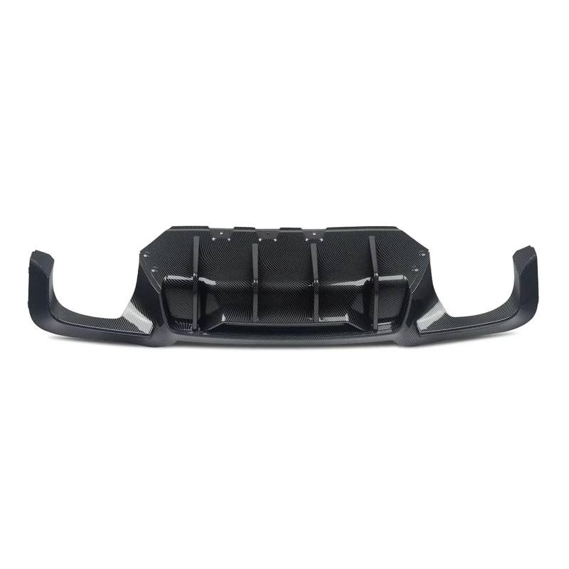 Spoiler Heckdiffusor Lip Spoiler Carbon Look Auto Body Kit Für F10 F11 2010 2011 2012 2013 2014 2015 2016 Heckstoßstange Heckspoiler(Carbon Fiber Look) von Vamhhx