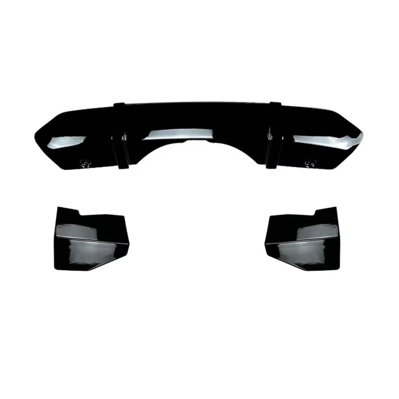 Spoiler Heckspoilerlippe Diffusor Seitensplitterabdeckung ABS Schwarz Glänzend Kohlefaser Für X5 F15 Sport Tech MP 2014 2015 2016 2017 2018 Heckspoiler(Gloss Black) von Vamhhx