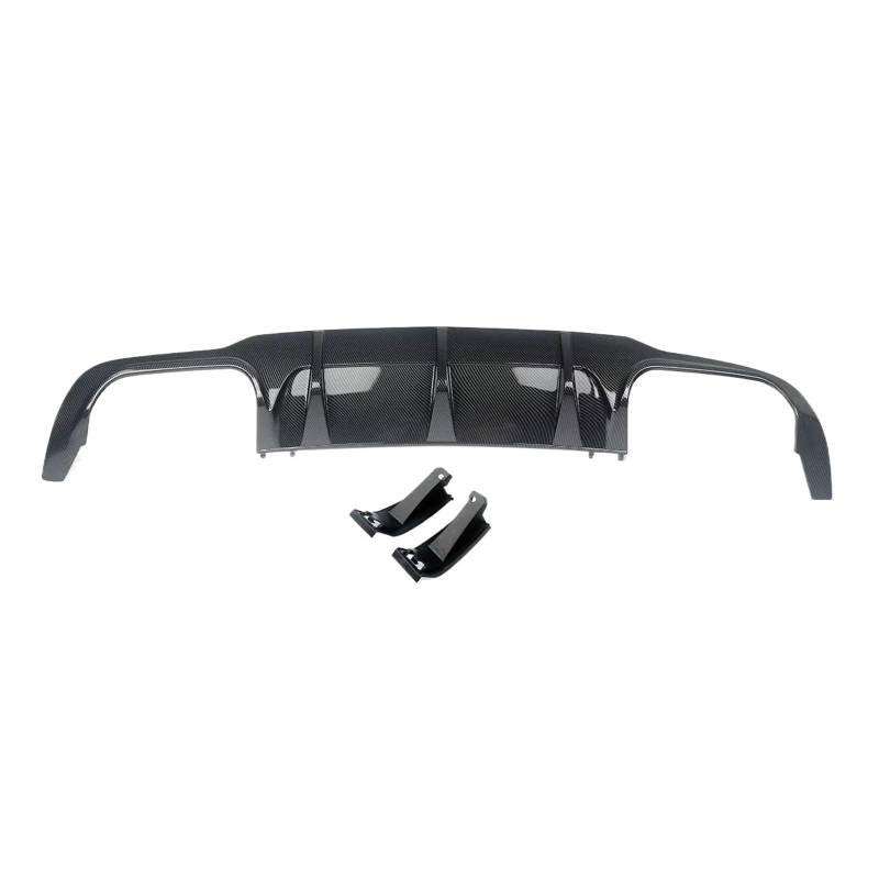 Spoiler Heckstoßstangen-Diffusorlippe Für Benz C-Klasse W204 C204 W204 Für AMG Carbon Look C63 Coupé Hecksplitterschutz Autozubehör Heckspoiler von Vamhhx