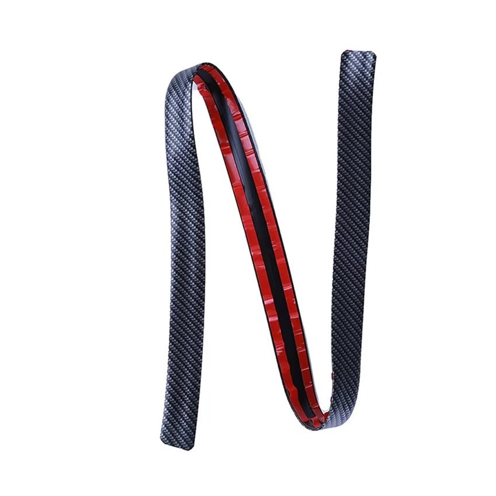 Spoiler Universal DIY Refit Spoiler 1,5 M Auto Styling 5D Carbon Fiber Spoiler Styling Für Mazda Etc Auto Dekorieren Zubehör Heckspoiler(Black Width 100x3) von Vamhhx