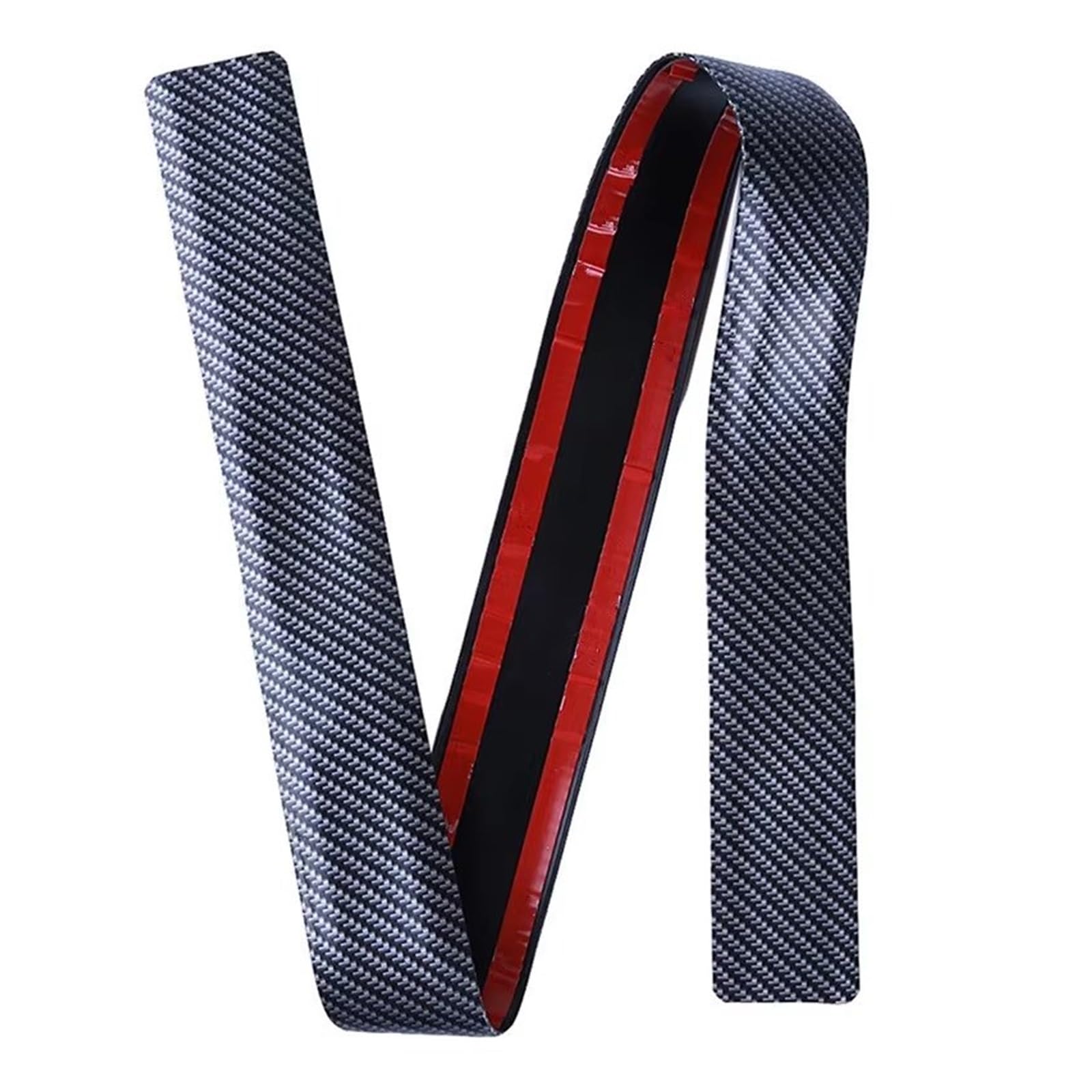 Spoiler Universal DIY Refit Spoiler 1,5 M Auto Styling 5D Carbon Fiber Spoiler Styling Für Mazda Etc Auto Dekorieren Zubehör Heckspoiler(Black Width 100x5) von Vamhhx