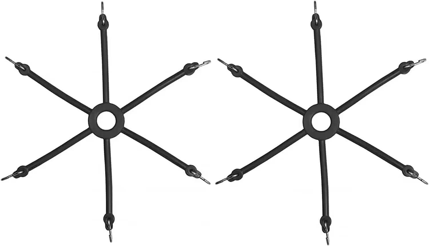 Ersatz für schwarze 0216 Spider Bungee Truck Schneereifenketten, Einsteller, anwendbar für PKW und leichte LKWs, 2 Stück von Van SanShao years