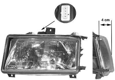 Hauptscheinwerfer rechts Van Wezel 4912944 Hauptscheinwerfer rechts Van Wezel 4912944 von Van Wezel