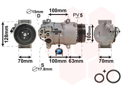 Kompressor, Klimaanlage Van Wezel 3000K404 Kompressor, Klimaanlage Van Wezel 3000K404 von Van Wezel