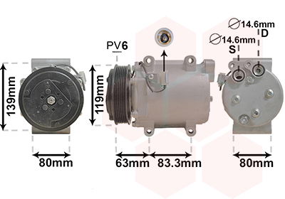 Kompressor, Klimaanlage Van Wezel 5900K121 Kompressor, Klimaanlage Van Wezel 5900K121 von Van Wezel