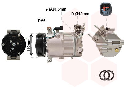 Kompressor, Klimaanlage Van Wezel 5900K192 Kompressor, Klimaanlage Van Wezel 5900K192 von Van Wezel