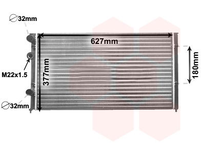 Kühler, Motorkühlung Van Wezel 58002027 Kühler, Motorkühlung Van Wezel 58002027 von Van Wezel