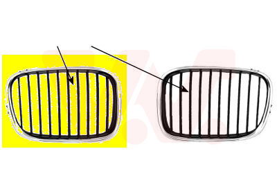 Kühlergitter vorne rechts Van Wezel 0639512 Kühlergitter vorne rechts Van Wezel 0639512 von Van Wezel
