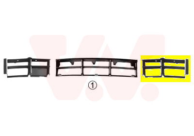 Lüftungsgitter, Stoßfänger links unten Van Wezel 0639591 Lüftungsgitter, Stoßfänger links unten Van Wezel 0639591 von Van Wezel