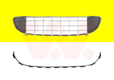 Lüftungsgitter, Stoßfänger vorne Van Wezel 4060590 von Van Wezel