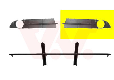Lüftungsgitter, Stoßfänger vorne links Van Wezel 0655591 Lüftungsgitter, Stoßfänger vorne links Van Wezel 0655591 von Van Wezel