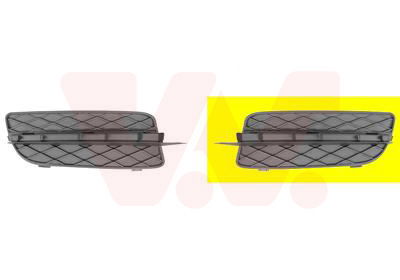 Lüftungsgitter, Stoßfänger vorne links Van Wezel 0687591 von Van Wezel