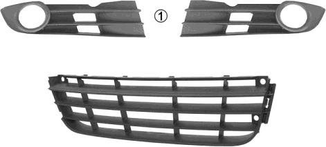 VAN WEZEL 5857590 Lüftungsgitter, Stoßfänger VAN WEZEL 5857590 Lüftungsgitter, Stoßfänger von Van Wezel