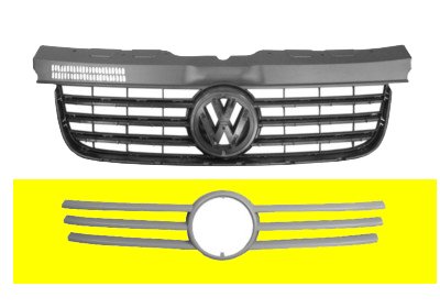 VAN WEZEL 5897510 Kühlergitter von Van Wezel
