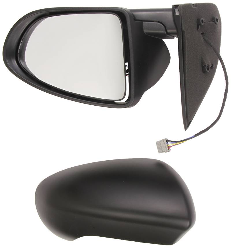 Van Wezel 3388818 Außenspiegel, Schwarz von Van Wezel