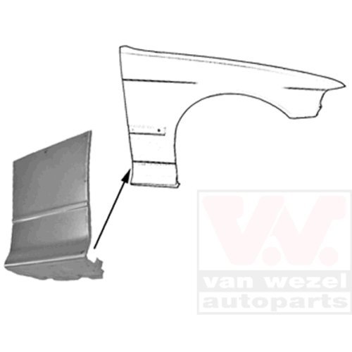 Van Wezel 640156 Kotflügel Van Wezel 640156 Kotflügel von Van Wezel