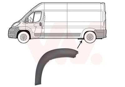 VAN WEZEL 1651423 Kotflügelverbreiterung Hinten Links VAN WEZEL 1651423 Kotflügelverbreiterung Hinten Links von Van Wezel
