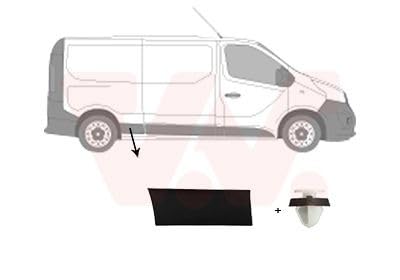 VAN WEZEL Zier-/Schutzleiste, Seitenwand 4396428 VAN WEZEL Zier-/Schutzleiste, Seitenwand 4396428 von Van Wezel