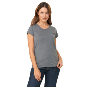 Vanucci Logo-Tee Damen T-Shirt Grau von Vanucci