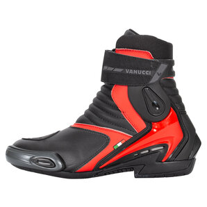 Vanucci VSB-2 Stiefel Schwarz Rot von Vanucci