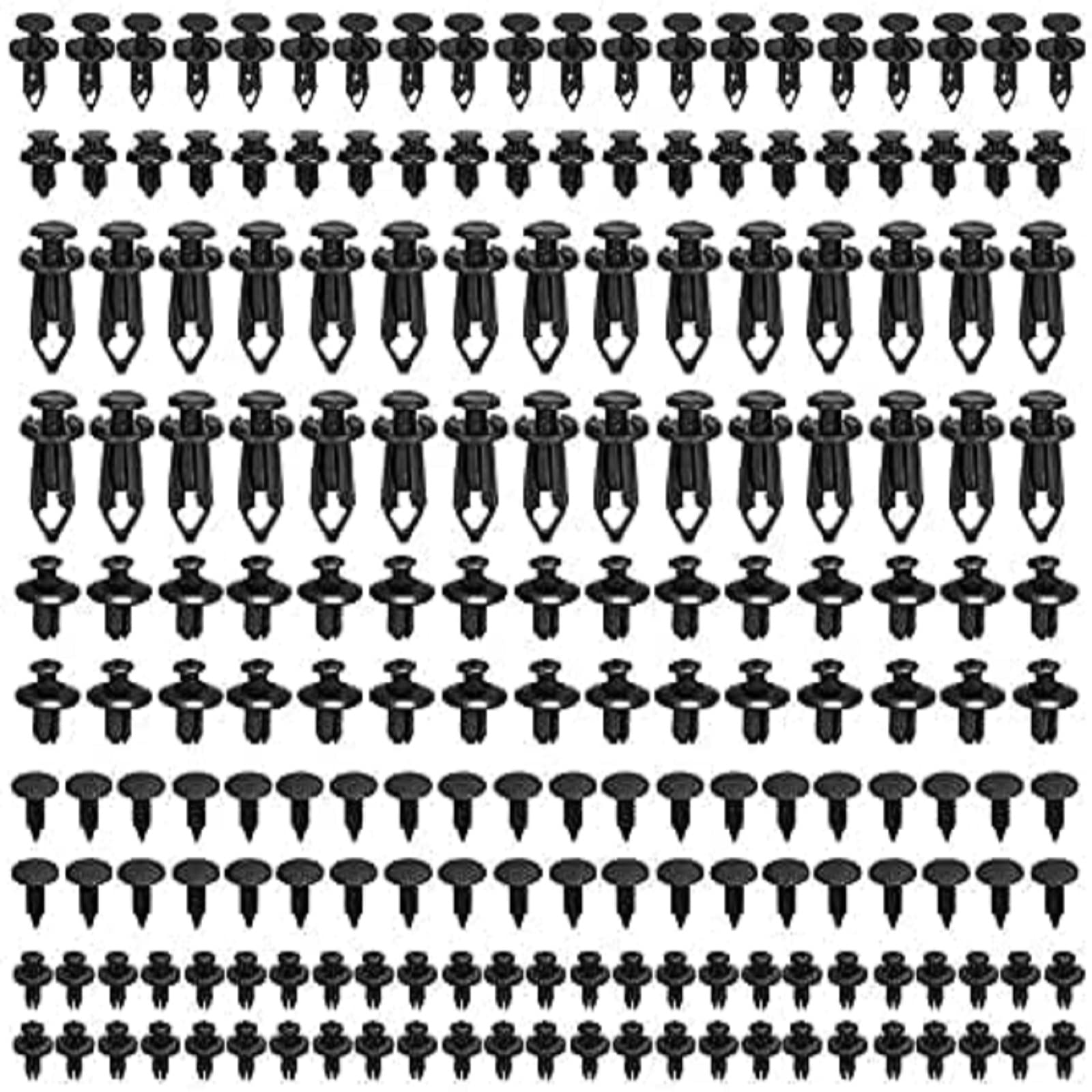 190 Stück Auto Befestigung Clips, Universal Türverkleidung Befestigungclips Klammern Stoßstangen Plastikklips Set, mit Kunststoff Nieten Universal Clips Spreiznieten Kunststoff 190 Stück Auto Befestigung Clips, Universal Türverkleidung Befestigungclips Klammern Stoßstangen Plastikklips Set, mit Kunststoff Nieten Universal Clips Spreiznieten Kunststoff von Vanwoke