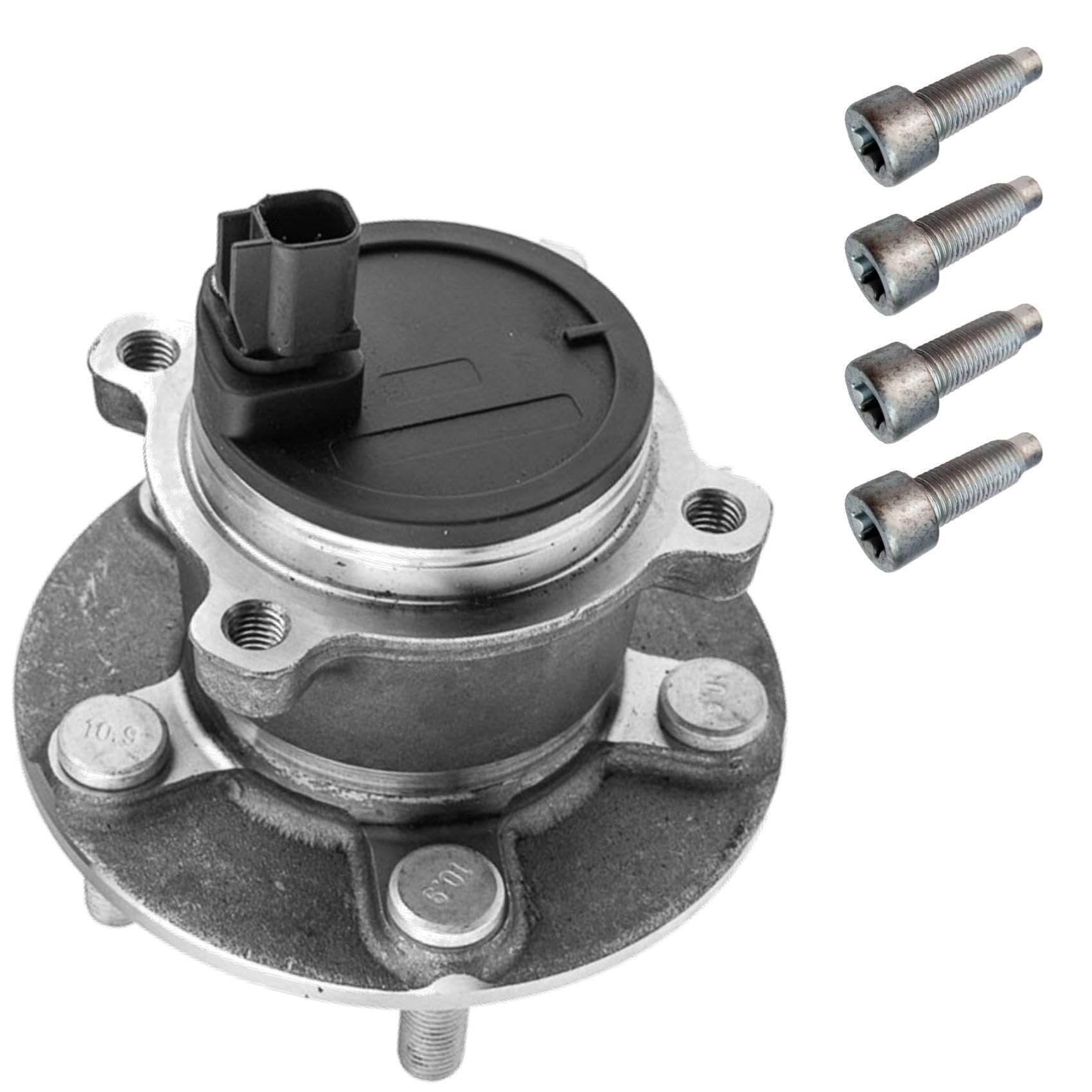 1x Radlager ABS Sensor Schrauben Hinterachse hinten links oder rechts Lochkreis: 5x108 mm 1x Radlager ABS Sensor Schrauben Hinterachse hinten links oder rechts Lochkreis: 5x108 mm von various