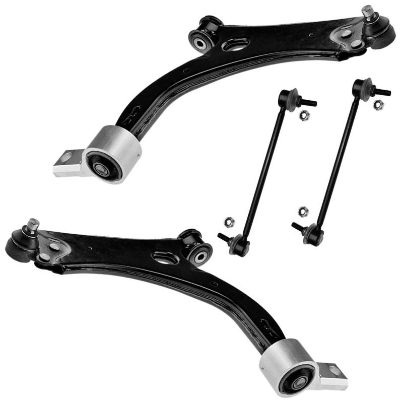 2x Querlenker 2x Koppelstange Vorderachse für Ford Fiesta V JH JD Fusion (JU) 2 DY von various