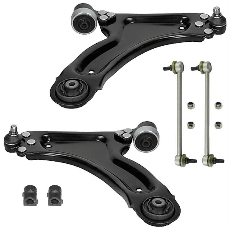 2x Querlenker 2x Koppelstange 2x Stabilisator Gummilagerung Vorderachse links rechts von various