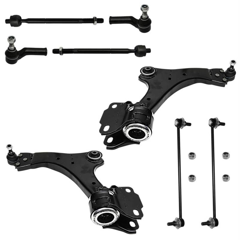 8-teiliger Querlenker Satz Vorderachse für Ford für Galaxy WA6 S-Max WA6 Mondeo IV BA7+ Stufenheck + Turnier für Volvo S60 II S80 II AS V60 V70 III BW von various